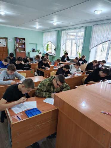 Профориентационное мероприятие с учащимися 9-го класса МБОУ СОШ им. И.А. Никулина с. Степановка